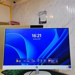 Brand new HP 23.8-inch All-in-One desktop PC in white with Intel Core i7 processor
